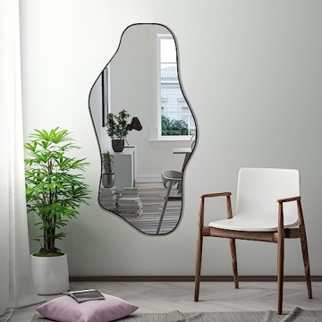 DAOYIJIAJU Unique Irregular Wall Mirror 47.2x21