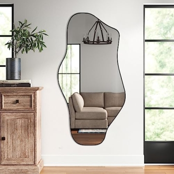 DAOYIJIAJU Unique Irregular Wall Mirror 47.2x21