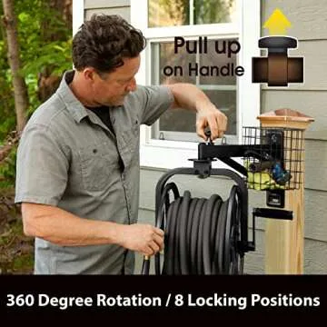 Liberty Garden Multi-Directional Hose Reel - Durable & Functional