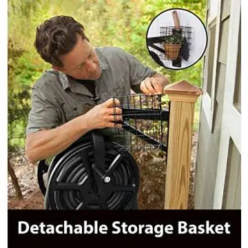 Liberty Garden Multi-Directional Hose Reel - Durable & Functional