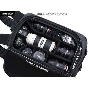 Top Shelf Camera Bag | Water-Resistant Sling for Photographers