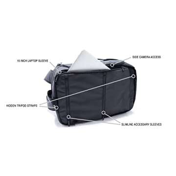 Top Shelf Camera Bag | Water-Resistant Sling for Photographers