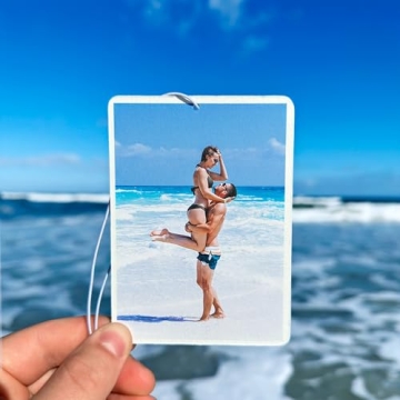 Custom Photo Air Freshener for Cars - Personalized Gift