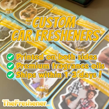 Custom Photo Air Freshener for Cars - Personalized Gift