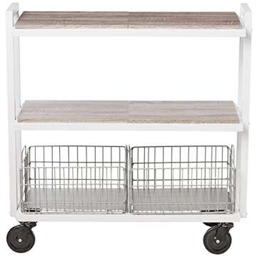 Atlantic Modular Mobile Storage Cart System - Stylish & Versatile Storage Solution