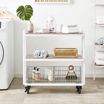 Atlantic Modular Mobile Storage Cart System for Versatile Storage Solutions