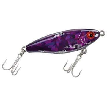 Mirrolure 17MR-PDSBG Mirrodine Broken Glass Series Purple Demon/Silverbg 2 5/8in 3/8oz