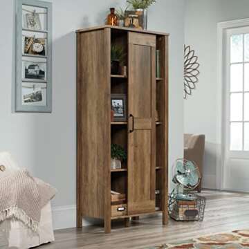 Elegant Sliding Door Storage Cabinet from Sauder