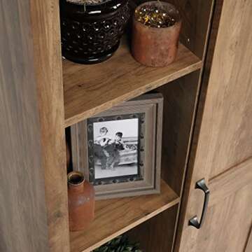 Elegant Sliding Door Storage Cabinet from Sauder