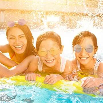 Fiada Colorful Round Hippie Glasses for All Occasions