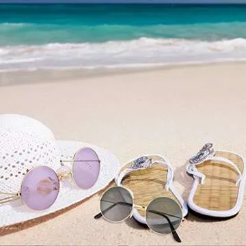 Fiada Colorful Round Hippie Glasses for All Occasions