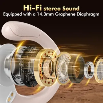 HAOYUYAN Earbuds: 80Hrs Playtime, IPX7 Waterproof