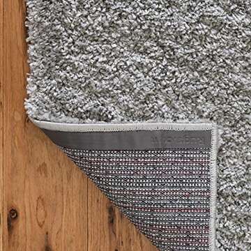 Rugs.com Soft Solid Shag Runner Rug for Hallways