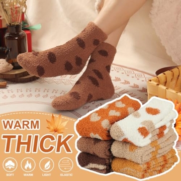 Toes Home Fuzzy Socks Keep Feet Warm & Cozy All Winter Long