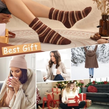 Toes Home Fuzzy Socks Keep Feet Warm & Cozy All Winter Long