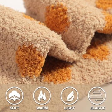 Toes Home Fuzzy Socks Keep Feet Warm & Cozy All Winter Long