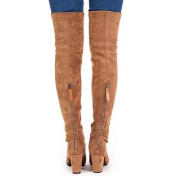 N.N.G Women Over the Knee Boots - Stylish Chunky Winter Footwear