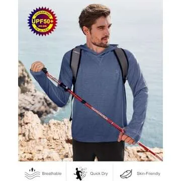 Roadbox UPF 50+ Outdoor Fishing Shirt for Men