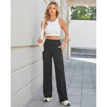 G4Free Business Casual Yoga Pants for Women with Pockets