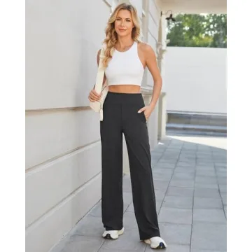G4Free Business Casual Yoga Pants for Women with Pockets