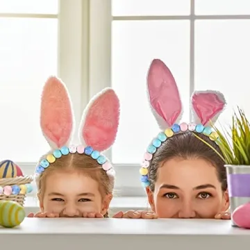 Easy Crafting with 160 Pieces Easter Wooden Beads Set