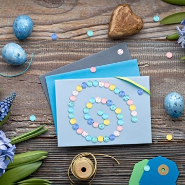 Easy Crafting with 160 Pieces Easter Wooden Beads Set