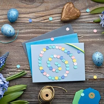 Easy Crafting with 160 Pieces Easter Wooden Beads Set