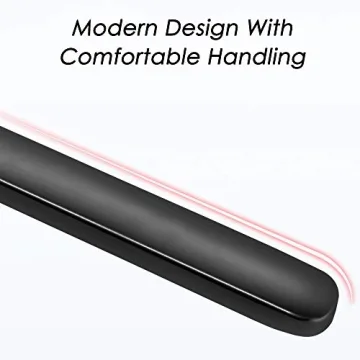 Elegant Pack of 8 Black Stainless Steel Espresso Spoons