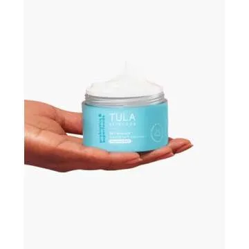 TULA Skin Care 24/7 Hydrating Day & Night Cream Fragrance Free 1.5 oz - Nourishing Moisturizer for A...