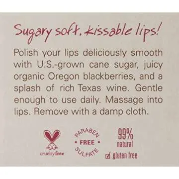 FarmHouse Fresh Blackberry Wine Lip Polish - Hydrate & Exfoliate