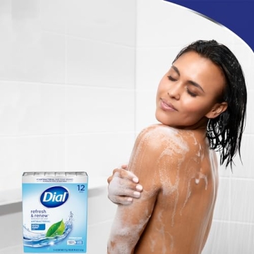 Dial Antibacterial Bar Soap, Spring Water, 32 Bars