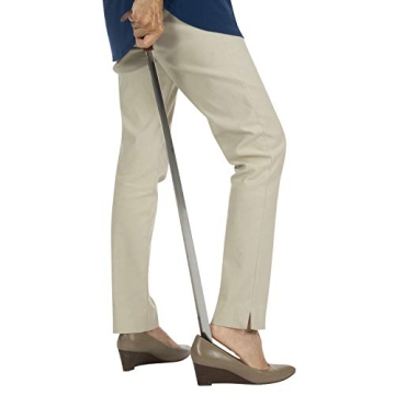 Vive Extra Long Handled Shoe Horn - Durable & Stylish Dressing Aid