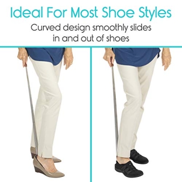 Vive Extra Long Shoe Horn - Durable Dressing Aid for All