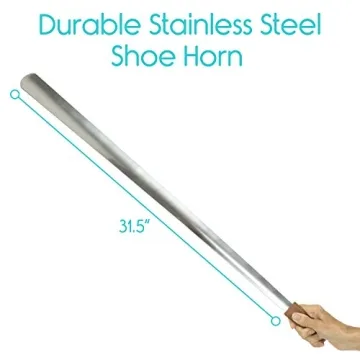Vive Extra Long Shoe Horn - Durable Dressing Aid for All