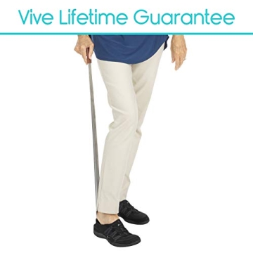 Vive Extra Long Shoe Horn - Durable Dressing Aid for All