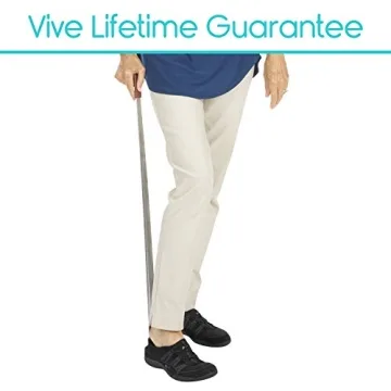 Vive Extra Long Shoe Horn - Durable Dressing Aid for All