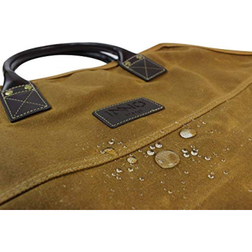 INNO STAGE Heavy Duty Wax Canvas Log Carrier Tote