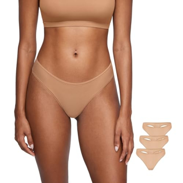 SOULVOR Magneticfit Thongs for Women Stretch Sexy Underwear Comfort Tagless Thong Low Rise Breathabl...