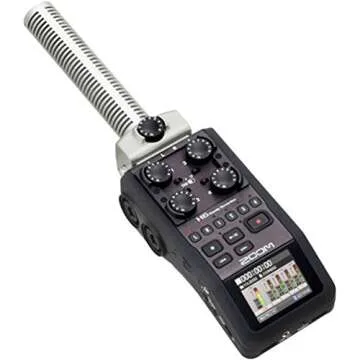Zoom SGH-6 Shotgun Microphone Capsule Fits Zoom H5 and H6 Handy Recorders, the Q8 Handy Video Recorder, U-44 Handy Audio Interface, as well as F4 and F8 MultiTrack Field Recorders