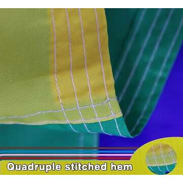 Premium New Progress Pride Flag 3x5 Ft Outdoor, Longest Lasting Heavy Duty Nylon 220D Sewn Stripes | All Inlcusive Progressive Flags House Decoration Banner