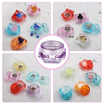 Healthcom 50 Pcs 5 Gram Cosmetic Sample Jars for DIY