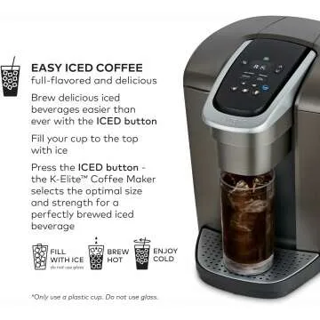 Keurig K-Elite Single-Serve Coffee Maker 12oz