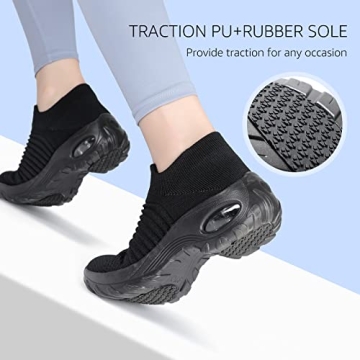 HKR Women's Slip-On Tennis Shoes for Comfort