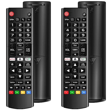 (Pack of 2) Universal Remote for LG Smart TV - Easy Setup, Durable Design, Instant Access