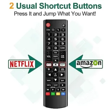Universal Remote for LG Smart TV - Pack of 2 Remotes
