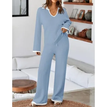 Chic ZESICA Women's Two Piece Sweater Lounge Set