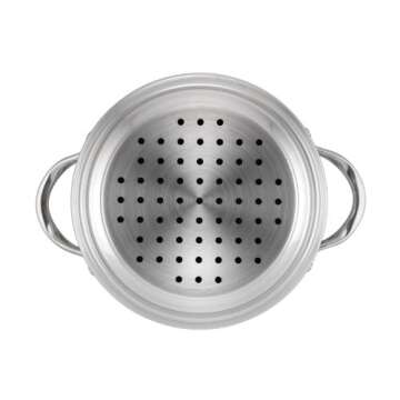 Anolon Classic Stainless Steel Universal Covered Steamer Insert