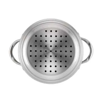 Anolon Classic Stainless Steel Universal Covered Steamer Insert