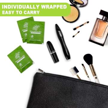 Makeup Remover Wipes Bulk for Travel & Daily Use