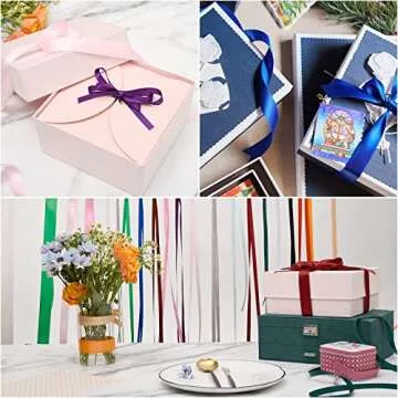 Premium Gold Double Faced Satin Ribbon for Crafts and Gifts